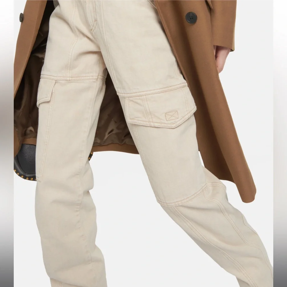 Isabel Marant Étoile Vayoneo cargo jeans SIZE 38 / 6 - Picture 4 of 5